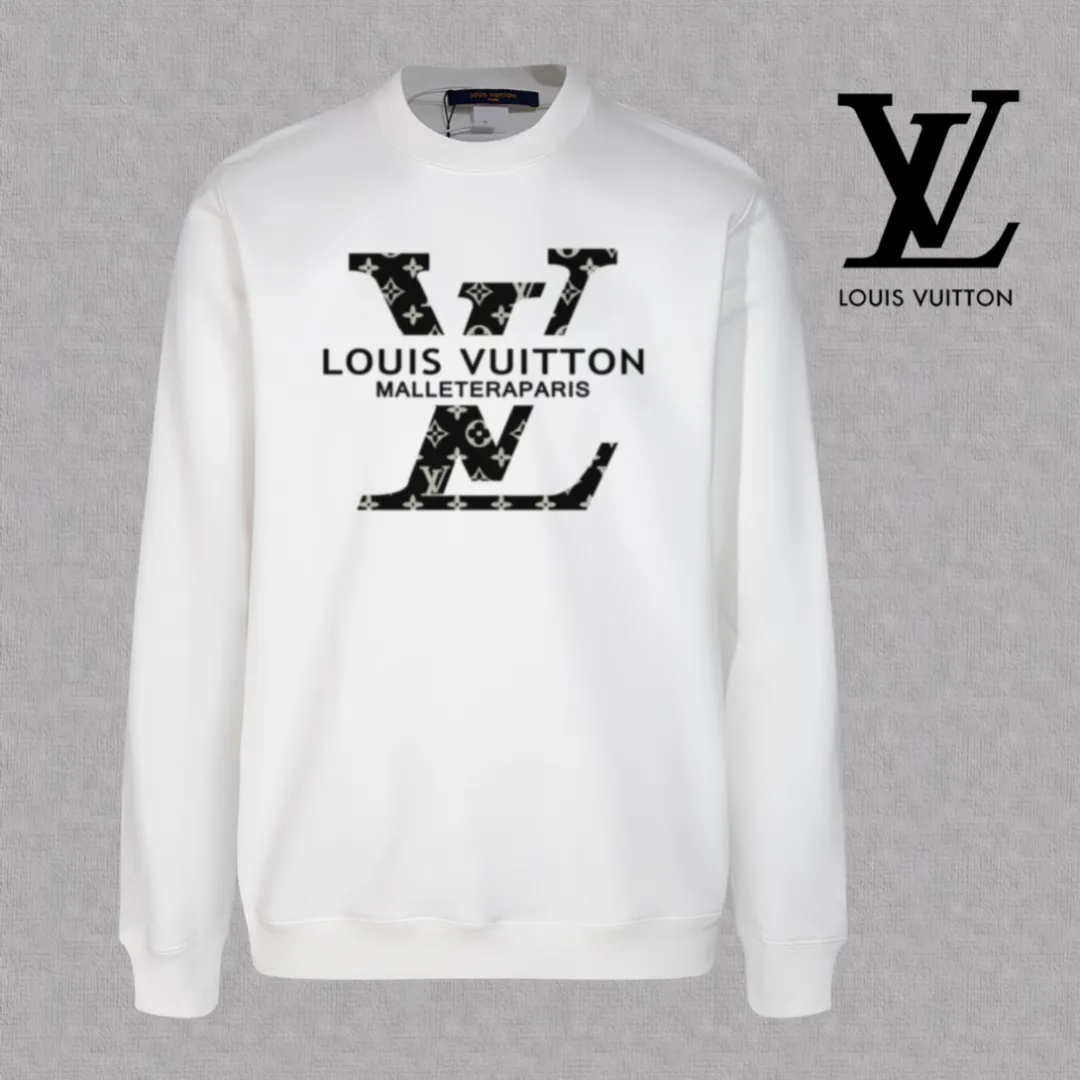🅿️250 hot style on the shelves🔥❗ 💫〖Louis Vuitton LV〗 Fashionable round neck sweatshirt, casually matched with various styles, it is perfectly handsome😎The whole dress is made of double waistcoats, which makes the whole dress more three-dimensional. Not ordinary factories can do such fine work. The 2025 spring style counters are on sale, exquisite round neck terry sweatshirt, high-end double-strand pure cotton Customized drawstring ribs are dyed in the same vat and are complete with three standards. The chest craftsmanship adopts a simple and elegant pattern on the chest, which is easy to control for any age group! Fit and comfortable! Customized thickened 440g terry sweatshirt fabric, soft and comfortable to the touch, with a three-dimensional shape! 🙌🏻 It’s also very breathable, so it’s a versatile style that can be worn with any outfit! ✔Color: Black White Apricot Size: S M L XL 2XL